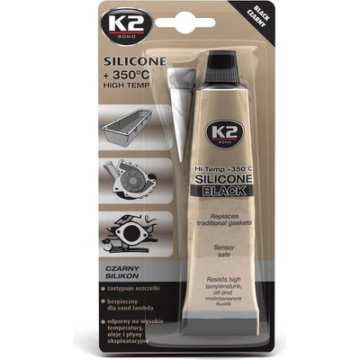 K2 Silikón na motory 85g čierny