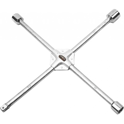 Neo Tools Klíč na kola, křížový zpevněný 17 x 19 x 22 x 1/2" mm 11-100