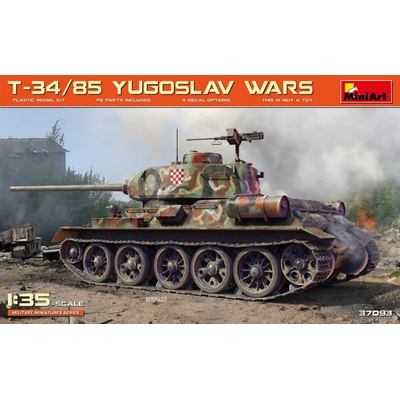 MiniArt T-34/85 Yugoslav Wars PREDOBJEDNÁVKA 1:35