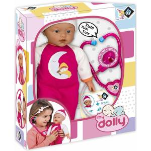 LOKO Toys LT Кукла My Dolly 37 см. с Лекарски Принадлежности