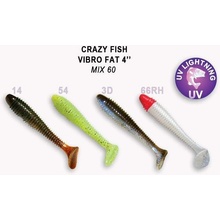 Crazy Fish Vibro Fat 10 cm Mix 60 4 ks