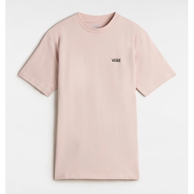 Vans Left Chest Logo Tee Em Růžová