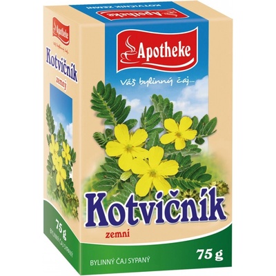 Apotheke Kotvičník zemní nať sypaný čaj 75 g