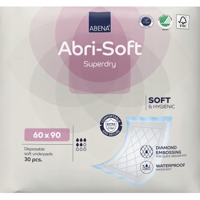 Abena Abri Soft Superdry 60 x 90 cm 30 ks