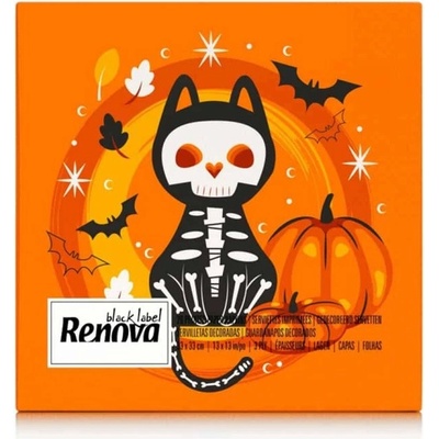 Renova ubrousky 3V s kostrou kočky 20ks 33x33cm – Zboží Dáma