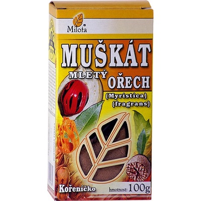 Milota Muškátovník vonný ořech mletý 100 g
