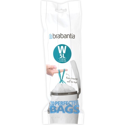 Brabantia Торбички за боклук Brabantia ролка размер W 5 л 20 бр (116681)