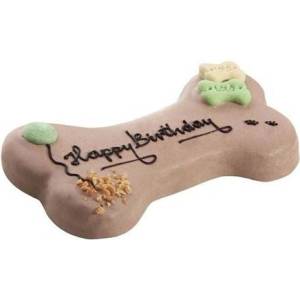 Lolo Pets Торта за кучета „Честит рожден ден с лешници и шоколад 250г