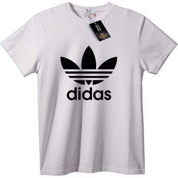 NOONEBRAND Тениска Adidas черна - M, White