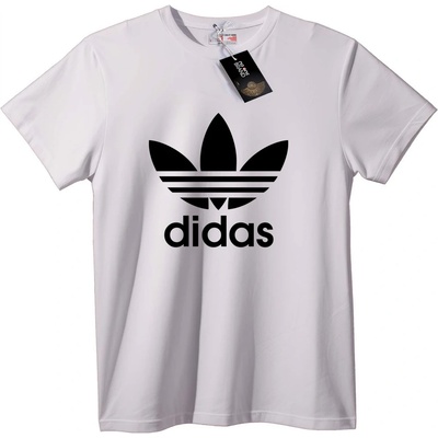 NOONEBRAND Тениска Adidas черна - M, White
