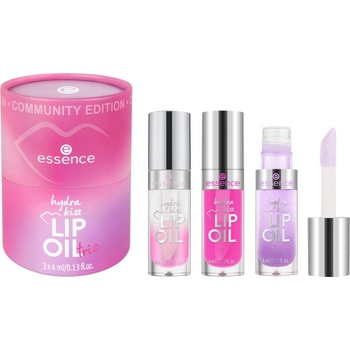 essence Hydra Kiss Lip Oil Trio комплект за устни