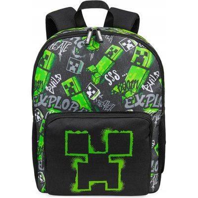 MAŁY PLECACZEK DO PRZEDSZKOLA WYCIECZKOWY MINECRAFT CREEPER TNT ČIERNY