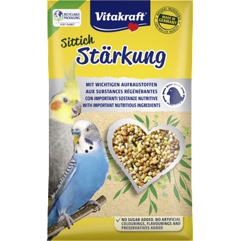 Vitakraft перли за укрепване за вълнисти и средни папагали 25gr