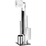 WENKO 22983100 - четка за WC RIVALTA 18x70 cm неръждаема стомана/сребриста/черна (WE0055)