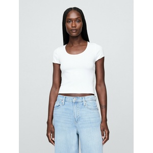 GAP Тениска GAP GAP | Byal | ЖЕНИ | XL
