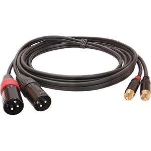 s. Cab PAC930-3, 2xRCA/2xXLR-M, 3m
