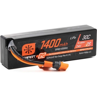 Spektrum Smart G2 LiPo 7.4V 1400mAh 30C IC2 - SPMX142S30H2