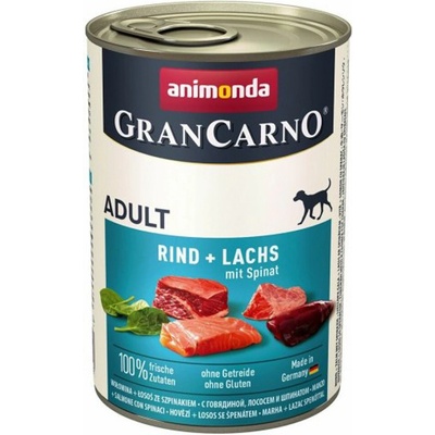 Animonda Gran Carno Adult hovädzie & losos & špenát 800 g