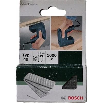 BOSCH Klince Typ 49 14x2.8x1.65mm 1000 kusov