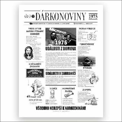 Dárkonoviny z roku 1975