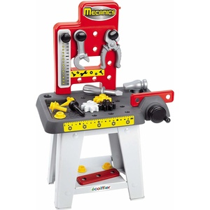 Ecoiffier Игрален комплект Ecoiffier - Работилница Mecanics, 19 части (7600002407) - baby