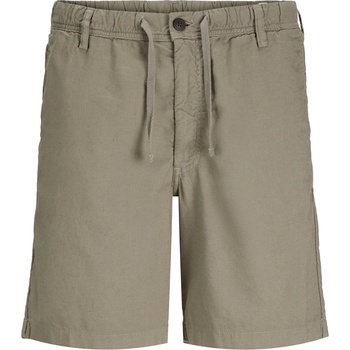 Image 1 of Jack and Jones Юношески къси панталони Jack and Jones Men's Junior Linen Chino Shorts - Dusty Olive