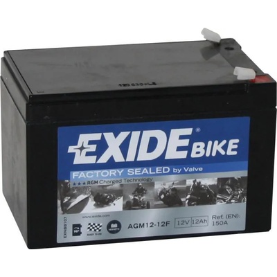 Exide AGM SLA 12Ah 150A right+ (AGM12-12F)