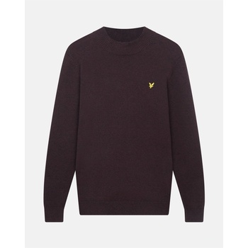 Lyle & Scott Мъжки пуловер Lyle and Scott Lyle and Scott Roll Neck Jumper Mens - Beetroot/Jet Bl