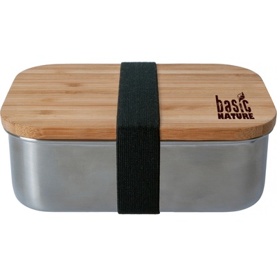 Origin Outdoors Контейнер за храна Origin Outdoors Lunchbox Bamboo - Stainless Steel - размер 0, 8 l (532-1580-0111)