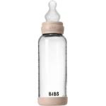 Bibs Стъклена бебешка бутилка Bibs - Със силиконов биберон, 240 ml, Blush (50201244) - ozone