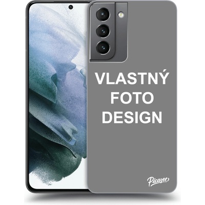 Púzdro Picasee silikónové Samsung Galaxy S21 G991B 5G - Vlastný design/motiv čierne