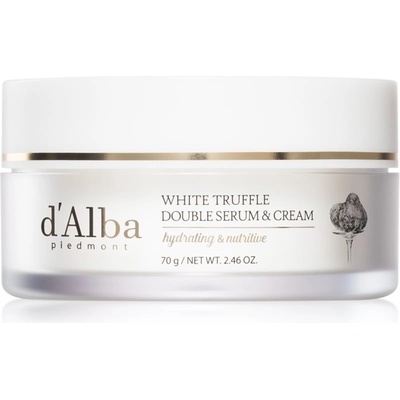 d'Alba White Truffle Double Serum & Cream стягащ дневен крем и серум 2 в 1 70 гр