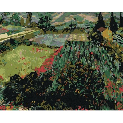 Zuty Malování podle čísel POLE S MÁKY VINCENT VAN GOGH