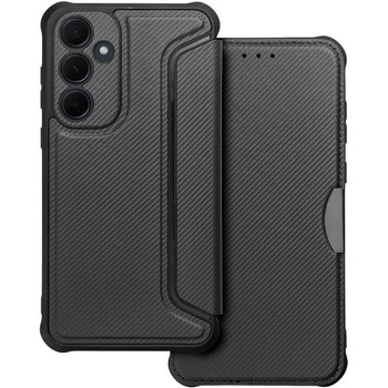Forcell Противоударен Калъф за Samsung A35, Razor Book Case, Черен (5903396268298)