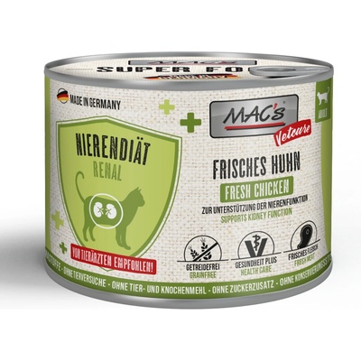 MACs CAT Vetcare obličková diéta hovädzie a morčacie 6 x 200 g
