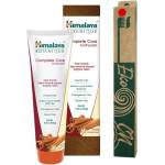 Himalaya х Еко Си Комплект - Паста за зъби с канела, 150 g + Четка за зъби, асортимент