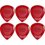 Dunlop 474R 1.00 Stubby Jazz 6 Перце за китара (474R100-6PACK-SET)