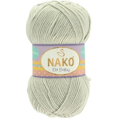 Nako Elit Baby 4672 šedohnědá světlá
