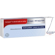 CANESPOR 1X DENNĚ SADA NA NEHTY DRM 10MG/G+400MG/G UNG 10G+SADA