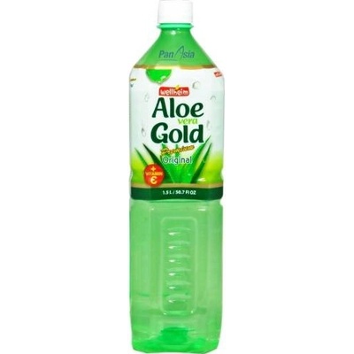 Wellheim Nápoj Aloe vera Gold + vitamín C 1,5 l