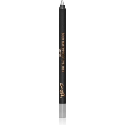Barry M Bold Waterproof Eyeliner vodeodolná ceruzka na oči Silver 1,2 g