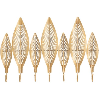Mauro Ferretti Метална стенна закачалка златна Long Leaf - Mauro Ferretti (1425630000)