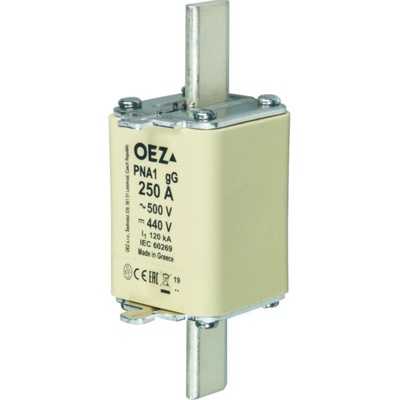 OEZ LETOHRAD OEZ Pojistka nožová 16A PNA1 GG OEZ:40428