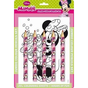 Minnie Maxi pastelky omalovánky