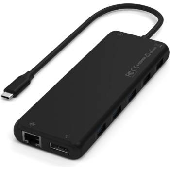Image 1 of Satechi 13-in-1 USB-C Triple Display Multiport Adapter - Black (ST-P3D13K)