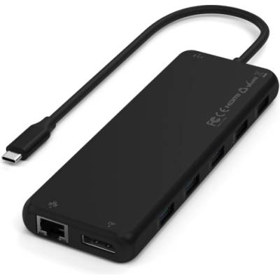 Satechi 13-in-1 USB-C Triple Display Multiport Adapter - Black (ST-P3D13K)