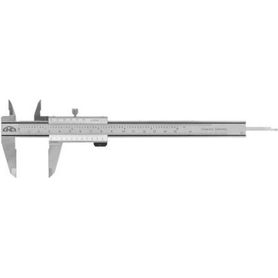 KINEX K-MET Posuvné měřítko 200/50 mm 0,02 mm s hloubkoměrem DIN 862 KI6000-02-200
