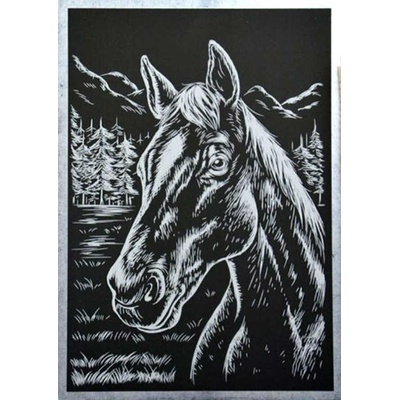 SMT Creatoys Škrabací obrázek stříbrný