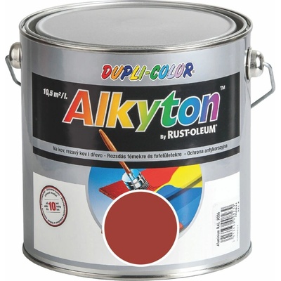 Alkyton Farebný email, ohnivočervený, lesklý, 2,5 l, 7765-250