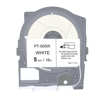 PRO-MAX Max LM-505W, 5mm x 16m, бял съвместима лента (LM-TP505W)